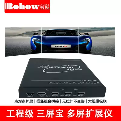 Baohong multi-screen screen expansion instrument display TV splicing screen projector splicing processor fusion device