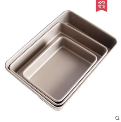 Форма для торта, новая 17-дюймовая прямоугольная антипригарная форма для выпечки, бытовая форма для выпечки печенья, рулета