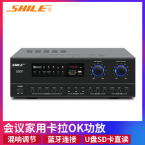 Lion Music AV-108 Professional Bluetooth Power Amplifier Home Cinema Karaoke Stage Conference Room Power Amplifier