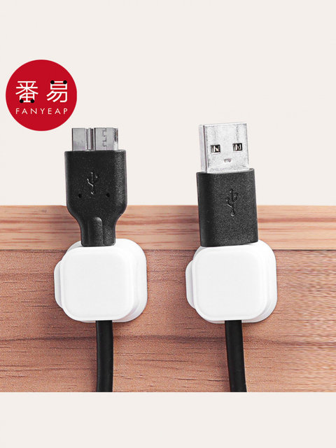 Cable processor DD1S24-data cable storage home office desk desktop computer cable network cable sorting fixing device