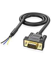 Serial cable Solid gold-plated male DB9 serial cable