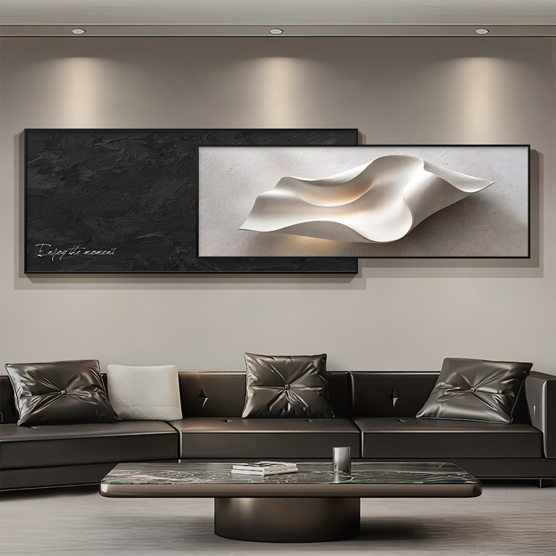 Light Luxury and High-End Decorative Painting for the Living Room, Embossed Three-Dimensional Sofa Background Wall Hanging Painting, Simple Abstract Overlay Painting Light Luxury and High-End Decorative Painting for the Living Room, Embossed Three-Dimensional Sofa Background Wall Hanging Painting, Simple Abstract Overlay Painting