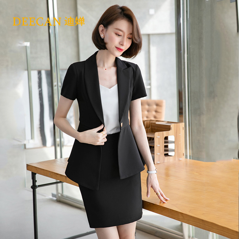 DEECAN High-end Women's President Career Suite 2020 Summer Sample House Showcases Centre Jewelry Store Work Dress Work New