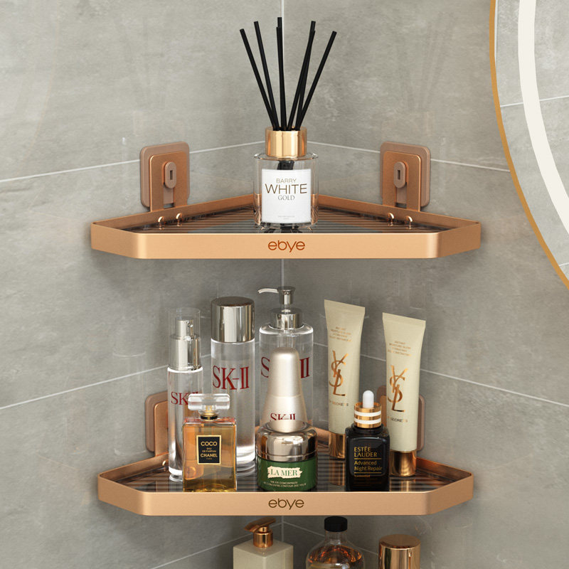 Toilet shell-free rack-free wall-mounted triangular kitchen wall accommodating frame high-end toilet bathroom corner table-Taobao