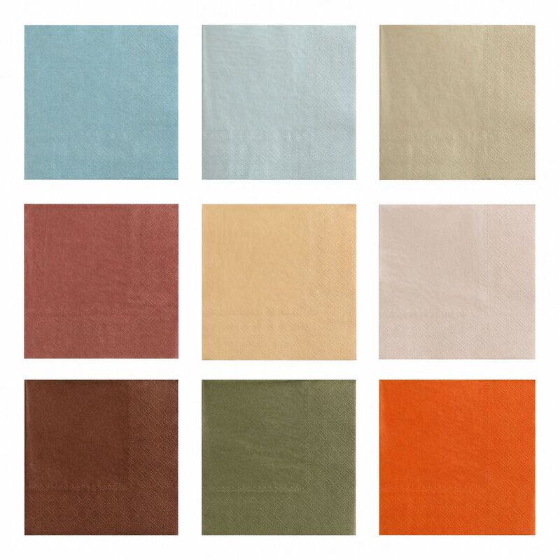 25cm Solid Color Paper Napkins for Birthday, Wedding, Business Party 25cm Solid Color Paper Napkins for Birthday, Wedding, Business Party
