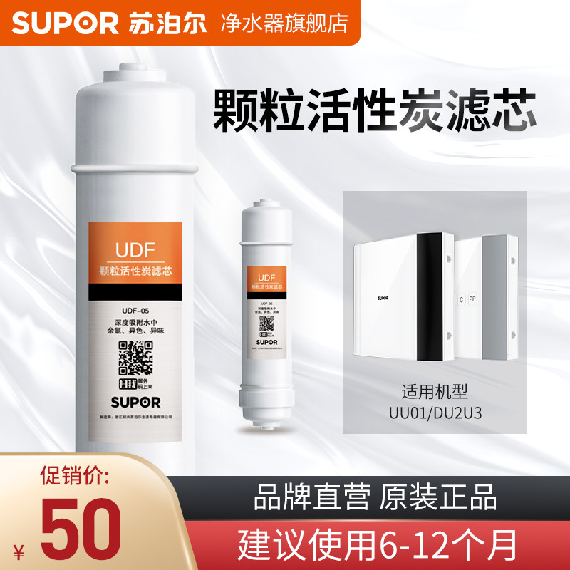@ (Supoir UU01 DU2U3 water purifier original loaded filter core) granular activated carbon UDF-05