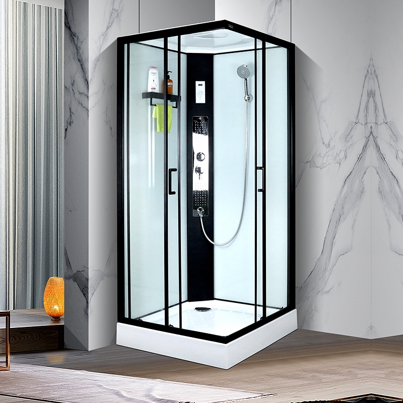 Square steam shower room Integral bathroom powder room Integrated glass door partition Household bath bath room
