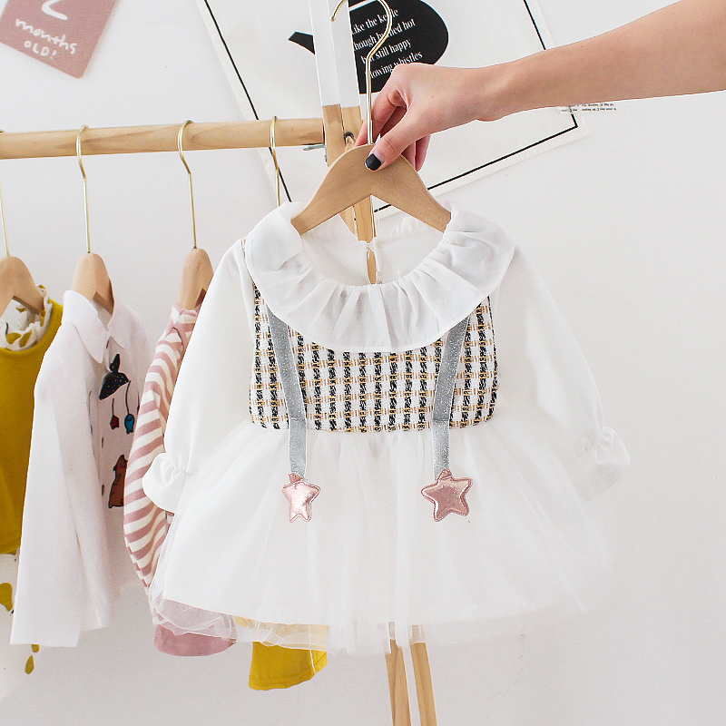 Baby Girl dress 2020 cô gái mới mùa xuân ăn mặc cô gái dài tay áo đầm baby công chúa váy.