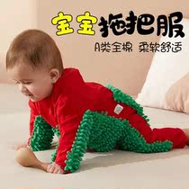 Autumn new childrens clothing baby thin section long-sleeved romper baby mop clothing toddler clothing childrens bodysuit