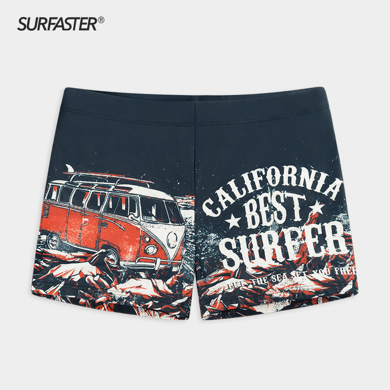 Men's swimming pants large size Size Bubble Hot Spring Suit Fashion Anti Awkward Flat Corner Trend Double Seaside Resort Swimsuit Suit