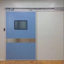 Operating room airtight door electric pedal induction ray protection double door purification sliding door access control manufacturer source