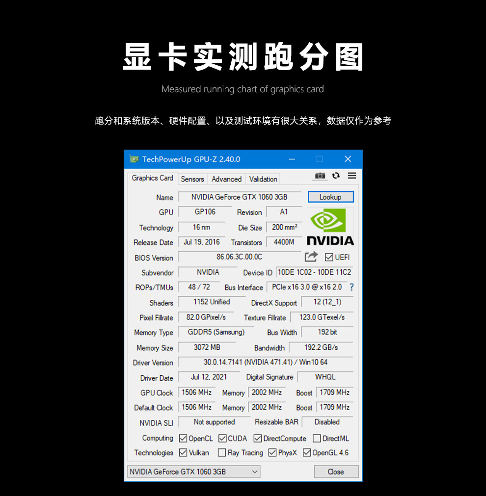 Видеокарта 店铺回头客过千 三年老店精粤gtx1060 3g显卡游戏独显超1650 1066 1050ti 750ti 960 950 891308662