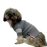 Xiaoxiangfeng одежда для собак, свитер для домашних животных, Тедди, померанский шпиц, модный бренд на осень и зиму, открытая рубашка с двумя штанинами, трикотажная одежда