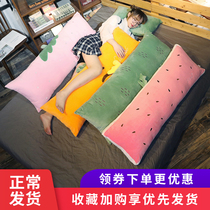 Carrot pillow Long pillow Plush toy to accompany you to sleep with the big doll bed doll doll boys