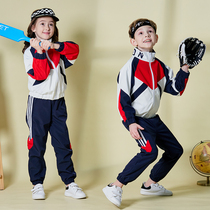 New primary school childrens school uniforms Chunqiu Three suits for kindergarten garden clothing Spring Festival Teacher Childrens Day Banfu Games