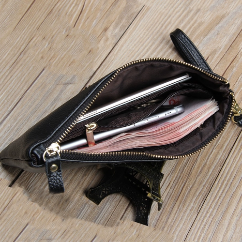 Маленькая сумка клатч, длинный кошелек, модная сумка с петлей на руку, мобильный телефон