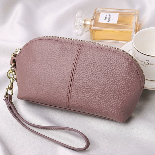 真皮女士零钱包长款2022新款时尚简约妈妈小包包大容量手机手拿包