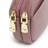 Кошелек, короткая модная сумка через плечо, маленькая небольшая сумка для матери, ключница, кожаные монеты, из натуральной кожи, простой и элегантный дизайн