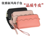 Сумка на одно плечо, небольшая сумка, сумка через плечо, цепь, модный длинный бумажник для матери, кожаная маленькая сумка клатч, из натуральной кожи, коллекция 2023