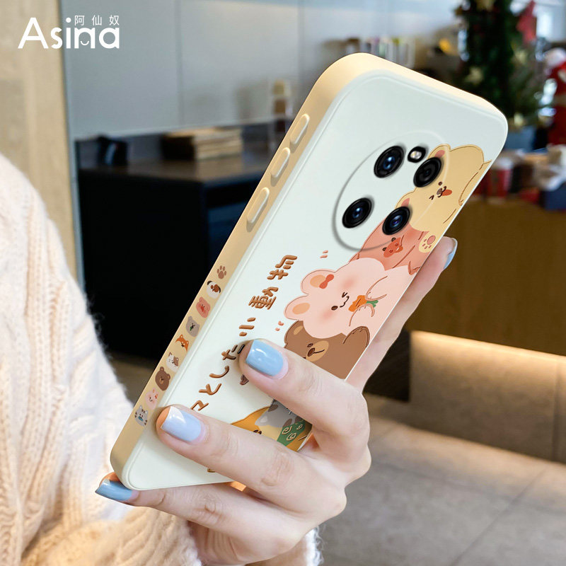 Japanese zoo Huawei mate30 mobile phone protective shell female models creative side mate40pro all-inclusive lens ultra-thin 30pro anti-fall liquid silicone 40 cute 20 20p