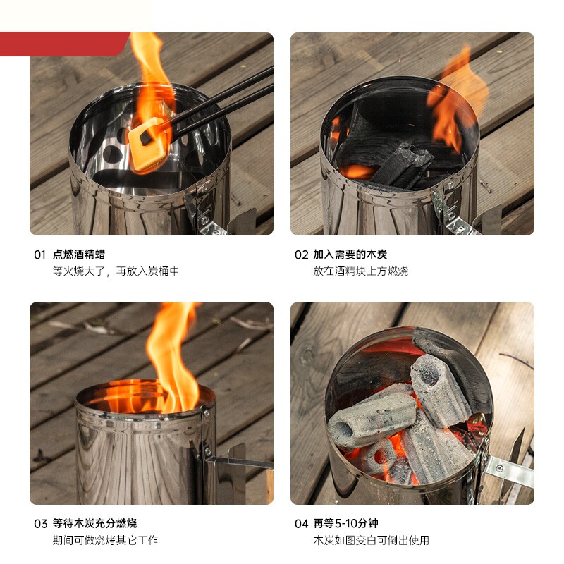 🔥户外烧烤必备!点碳神器木炭引火桶 -点火器-淘宝好物网