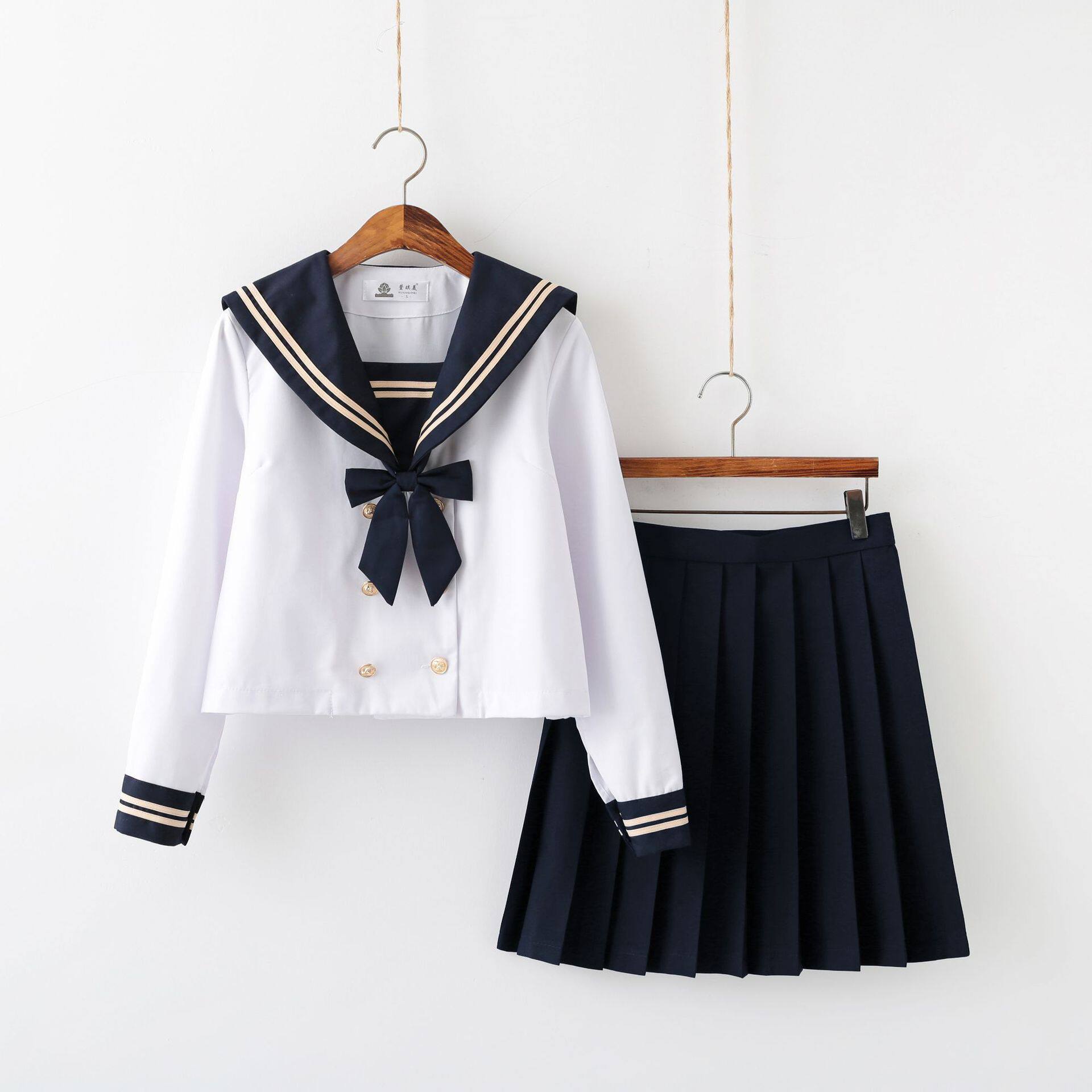 Foundation Day Ensemble Jk Uniform Skirt Spring Summer Suit Soft-girl Dress Sailor School Uniform School Uniforms Students College Wind
