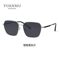 Серебряная рамка, черно-серая пленочная поляризация