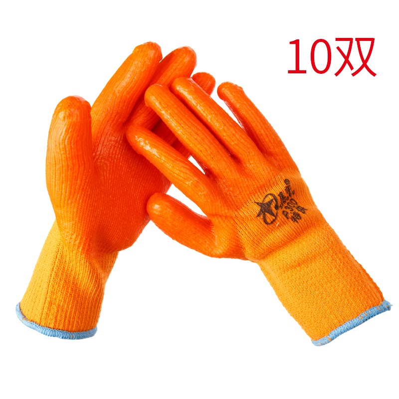 Xingyu P300 protective glove hair ring plus wool to warm winter thickening wear resistant and cold plastic leather P538