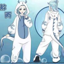 New cartoon Aopropos conjoined Erha hamakura Koki quadratic Yuan perimeter flannel men and womens home cuddly