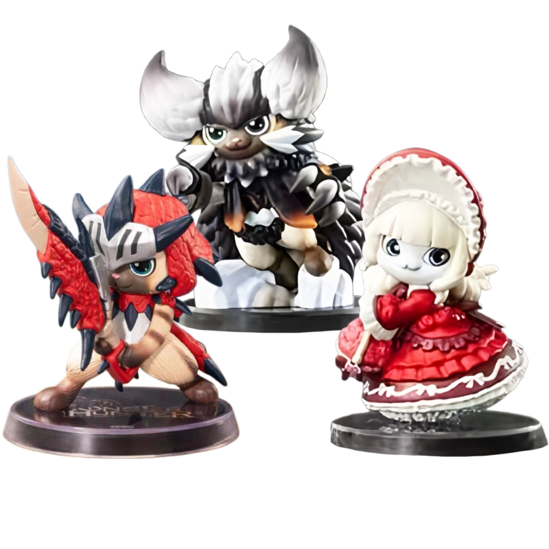 Bubble Mart Monster Hunter Monster Hunter Ailu Cat Figure Blind Box Trendy Toy Decoration Gift Doll