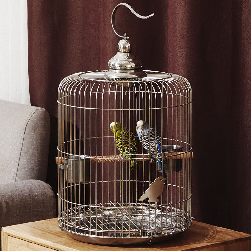 34 Model Stainless Steel Bird Cage Shower Bath big horn Cockatoo Cockatoo 8 Gwren Painted Brow Cage Luxury