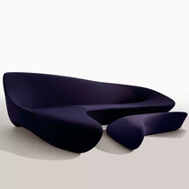 Nordic Master Design Art Custom Furniture Combined Villa Sales Floor Hotel Profiled Arc Moon Sofa