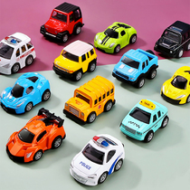 Childrens alloy pullback car set all kinds of cars fall-resistant baby mini car toy car boy 3-6 years old 2