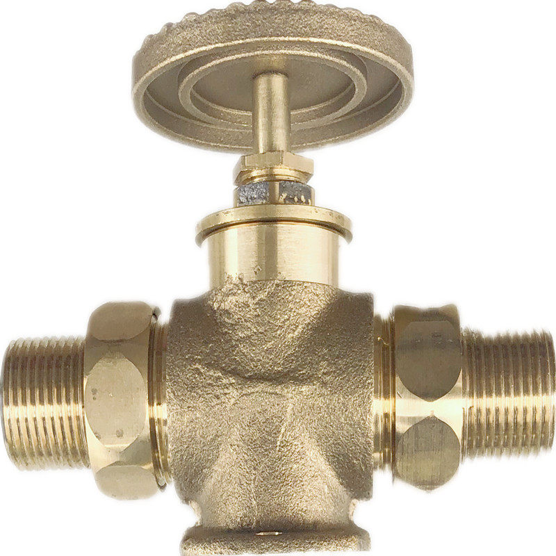 Copper Pedaled Tap Laboratory Hospital Food Factory Footed Valve Handwashing Pool Single Cold Face Basin Universal 4 points 6 