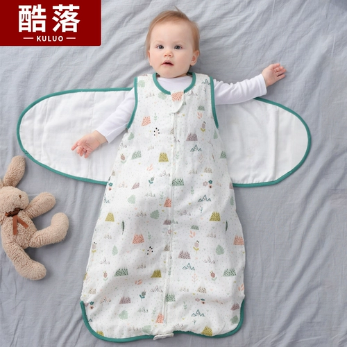 Хлопковый спальный мешок, тонкая универсальная акула на четыре сезона