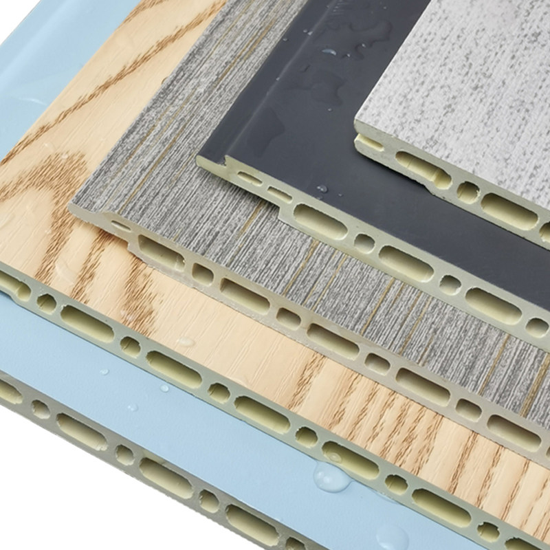 Bamboo and wood fiber integrated wall panel thickened wall gusset decorative plate background wall light luxury suspended ceiling waterproof environmental protection board