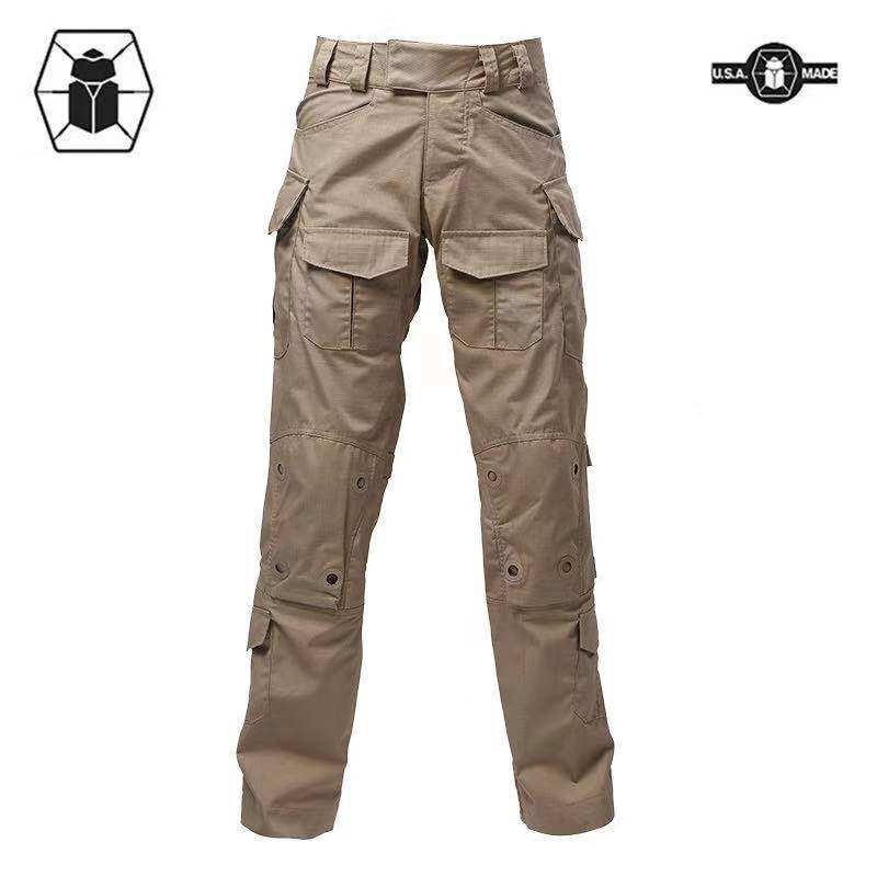 New KITAPANICA Sacred Beetle Tactical Long Pants Military Pants Outdoor Multi-Pocket Pants Loose Tooling Camouflak Trousers
