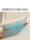 Bathroom Suction Cup Storage Rack, Wall-Mounted Organizer for Bathroom, No-Drill Washbasin Wall Cosmetic Storage Shelf