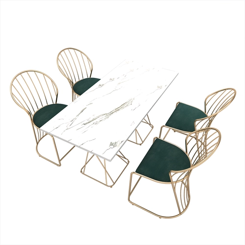 Стол магазина молока и стул Комбинированный интернет -красный и свежий магазин напитков западный ресторан