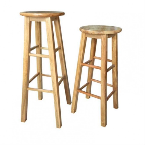 Круглый деревянный стул сплошной древесина круглый круглый стул.Простой стул 70 высокий простой деревянный стул магазин 80 см в высоту