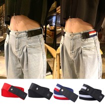 Invisible lazy belt Womens adjustable mens stretch pants Invisible incognito elastic belt Jeans belt Versatile