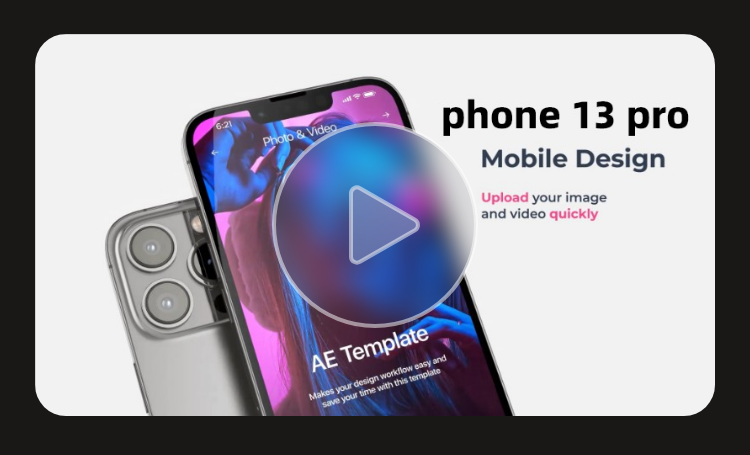 iphone13 Pro苹果手机ui设计动态app应用程序演示视频特效AE模板插图1