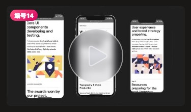 手机APP界面UI作品展示iPhone动态动效演示AE视频样机素材AEP模板插图14