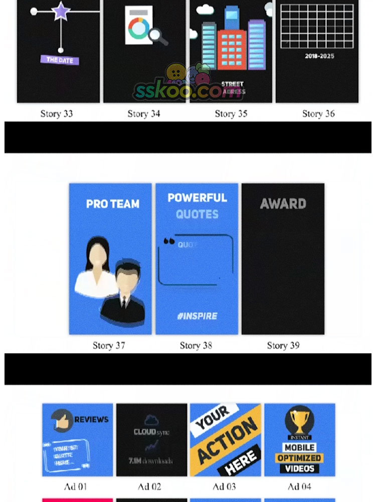 手机时尚社交动效展示动态演示Pr合成视频AE设计模板样机素材插图7 手机时尚社交动效展示动态演示Pr合成视频AE设计模板样机素材插图7