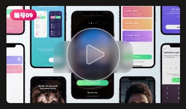 手机APP界面UI作品展示iPhone动态动效演示AE视频样机素材AEP模板插图9