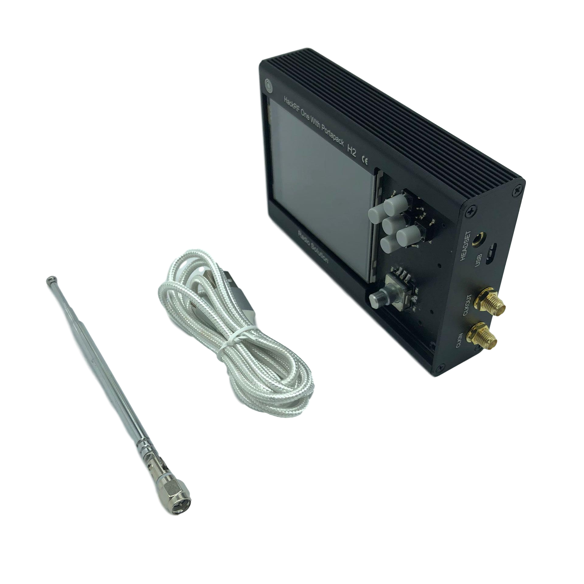 H2 Portapack предназначен для hackrf One для управления радиопередающим устройством полного цикла 1МГц-6ГГц
