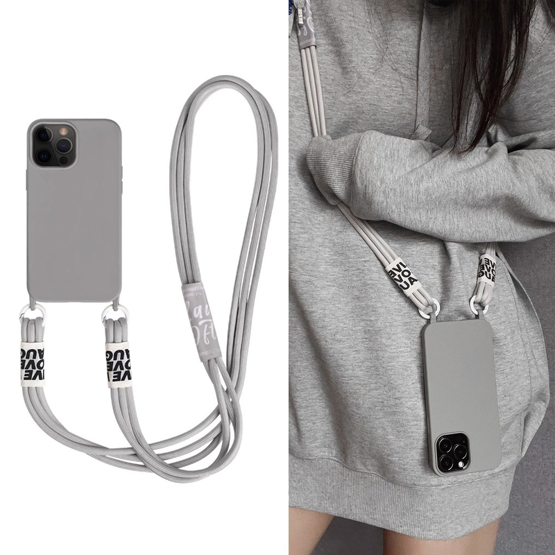 Suitable for Apple 17 Phone Case, New Crossbody Strap Lanyard, iPhone 16 Pro Max, Niche High-End Feel, 17 Pro Full Protection Anti-Drop, 15 Simple, 14 Personalized, 13 Creative, 12 Silicone Protective Case Suitable for Apple 17 Phone Case, New Crossbody Strap Lanyard, iPhone 16 Pro Max, Niche High-End Feel, 17 Pro Full Protection Anti-Drop, 15 Simple, 14 Personalized, 13 Creative, 12 Silicone Protective Case