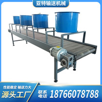304 stainless steel fruit and vegetable cleaning mesh belt conveyor can be customized food processing line mesh belt conveyor