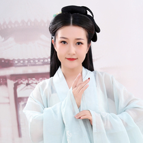  Costume wig hairband one-piece shape Hanfu bun headband Antique accessories Lazy hand handicapped party headdress hair bag