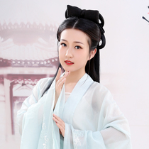  Ancient costume wig hoop one-piece female ancient style hair bag Hanfu hand handicapped party wild common Ming hair accessories Song hair bun